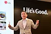 LG Electronics CEO Cho Joo-wan speaks during a general shareholders' meeting in Seoul on March 25, 2025. [LG ELECTRONICS]