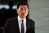 Japan's Chairperson of the National Public Safety Commission Jiro Akama arrives at the prime minister's official residence in Tokyo, Japan Oct. 21. [REUTERS/YONHAP]