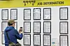 A jobseeker checks job postings at an employment center in Seoul on Nov. 13, 2024. [NEWS1]