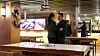 North Korean leader Kim Jong-un, right, tours the restaurant facilities with his daughter, Kim Ju-ae, during the completion ceremony of the Milyong Hotel in Samjiyon on Dec. 20. [KOREAN CENTRAL TELEVISION]