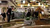 North Korean leader Kim Jong-un, center, tours indoor hot spring facilities with his daughter, Kim Ju-ae, during the completion ceremony of the Milyong Hotel in Samjiyon on Dec. 20. Kim Ju-ae is seen standing with her hand resting on her father’s shoulder. [KOREAN CENTRAL TELEVISION]