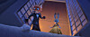 This image released by Disney shows Nick Wilde, voiced by Jason Bateman, left, and Judy Hopps, voiced by Ginnifer Goodwin, in a scene from 'Zootopia 2.' [AP/YONHAP]