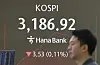 A screen in Hana Bank's trading room in central Seoul shows the Kospi opening on July 25. [YONHAP]