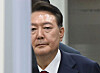 Former President Yoon Suk Yeol, who is facing insurrection charges in connection with the Dec. 3 martial law crisis, leaves the Seoul Central District Court in southern Seoul on July 9 after undergoing a pretrial detention warrant hearing. [YONHAP]