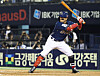 Son Ah-seop of the NC Dinos prepares to hit during a game against the Doosan Bears at Jamsil Baseball Stadium in southern Seoul on Wednesday.  [YONHAP]