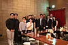 Participants in Amcham's Young Professionals Program take a photo with inaugural mentor Harrison Kim, second from right, country director of Google Korea, during a kickoff meeting on June 27. [AMCHAM]
