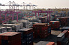 Containers are stacked at a port in Incheon. [NEWS1]