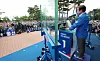 Democratic Party presidential candidate Lee Jae-myung gives a speech during his campaign in Yangsang, South Gyeongsang, on May 22. [JOINT PRESS CORPS]