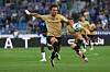 KRC Genk forward Oh Hyeon-gyu in action during a UEFA Europa League playoff against Lech Poznan in Genk, Belgium, on Aug. 28. [EPA/YONHAP]
