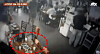 The image shows a large family finishing their meal in the area marked by a red dotted line before leaving the restaurant. [SCREEN CAPTURE]