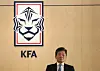Chung Mong-gyu, president of the Korea Football Association, attends an executive meeting to discuss the national team and manager Jurgen Klinsmann's spot at its helm at the KFA House in Jongno District, central Seoul on Friday. [NEWS1]