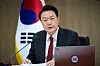 President Yoon Suk Yeol speaks at a Cabinet meeting at the presidential office in Yongsan, central Seoul on Tuesday. [PRESIDENTIAL OFFICE]