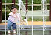 A child plays in a park in Daegu on May 20. [NEWS1]
