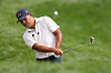 Kim Si-woo plays a shot on the third hole during the final round of the BMW Championship at Castle Pines Golf Club in Castle Rock, Colorado on Sunday.  [GETTY IMAGES]