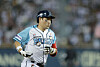 The Doosan Bears' Yang Eui-ji rounds the base during a KBO game against the Kia Tigers at Jamsil Baseball Stadium in southern Seoul on Sept. 19. [NEWS1]