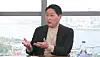 SK Group Chairman and Korea Chamber of Commerce and Industry Chief Chey Tae-won speaks during an interview with three YouTube channels on Oct. 26. [SK GROUP]