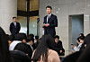 Financial Supervisory Service (FSS) Gov. Lee Bok-hyun speaks to the press at the Korea Federation of Banks building in central Seoul on Thursday. [YONHAP]