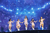 Girl group Apink performs during its 'The Origin: Apink' concert in Jung District, central Seoul, on Feb. 22. [WITH US ENTERTAINMENT]