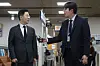 Prosecutor Son Jun-sung, deputy chief prosecutor at the Daegu High Prosecutors' Office, answers questions from a reporter after the first trial in the so-called prosecutorial complaint fabrication case against him at the Seoul High Court in Seocho District, southern Seoul, on Oct. 4, 2024. [NEWS1]