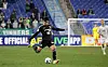 Ulsan HD defender Seol Young-woo shoots in the second leg of the 2023-2024 AFC Champions League quarterfinal match against Jeonbuk Hyundai Motors at Ulsan Munsu Football Stadium in Ulsan on March 12. [NEWS1]
