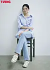 Esom plays Woo-jin, a hotel receptionist and the breadwinner of the family, in Tving's 'Long Time No Sex' series. [TVING]