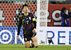 Son Heung-Min looks dejected after Jordan's Mousa Tamari scores their second goal in the semifinal of the Asian Cup in Qatar on Feb. 6.  [REUTERS/YONHAP]