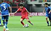 Korea's Jeon Jin-woo dribbles during a 2026 World Cup qualifier against Kuwait at Seoul World Cup Stadium in western Seoul on June 10. [YONHAP]