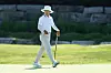 Lee So-mi walks on the 18th green during the final round of the Dow Championship 2025 at Midland Country Club in Midland, Michigan on June 29. [AFP/YONHAP]