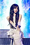 Le Sserafim's Hong Eun-chae performs during its first world tour ″Easy Crazy Hot″ at the Inspire Arena in Incheon on April 20. [SOURCE MUSIC]
