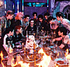 Seventeen in the boy band's concept photo for its fifth full-length album 'Happy Burstday' [PLEDIS ENTERTAINMENT]