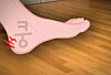 An illustrative image shows a footstep causing noise which can be delivered to neighbors living downstairs in co-residential buildings. [JOONGANG PHOTO]