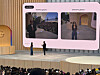 At the 2025 Google I/O developer conference at the Shoreline Amphitheatre in Mountain View, California, on May 20, Shahram Izadi, vice president of Google’s XR division, introduces a prototype of the company’s smart glasses. [YONHAP]