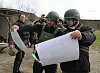 Ukrainians attend military training for civilians conducted by servicemen of the 58th Motorized Brigade at a shooting range in the Kharkiv region, Ukraine, on April 11. [EPA/YONHAP]