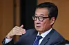 Victor Cha, president of the Geopolitics and Foreign Policy Department at the Center for Strategic and International Studies (CSIS), speaks to reporters in Seoul on Sept. 19. [YONHAP]