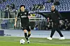 Celtic's Yang Hyun-jun controls the ball during a Champions League match against Lazio at Rome's Olympic stadium in Italy on Nov. 28, 2023. [AP/YONHAP]
