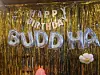 Balloons spelling out ″Happy Birthday Buddha″ are hung inside Buddha's Birthday Cafe in Dongdaemun District, eastern Seoul, on May 5. [JOONGANG ILBO]