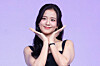 Blackpink's Jisoo of Netflix's rom-com series ″Boyfriend on Demand″ poses for photos during the show's press conference held in Jongno District, central Seoul, on Feb. 26. [DANIELA GONZALEZ PEREZ]