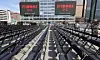 Preparations are underway at Gwanghwamun Square in central Seoul on March 19 for BTS’s upcoming performance on March 21. [JOINT PRESS CORPS]