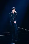 DAY6's Wonpil performs during his solo concert 'Unpiltered' on Sunday at Jamsil Indoor Gymnasium in Songpa District, southern Seoul. [JYP]