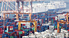 Export-bound containers are seen at the Pyeongtaek port in Gyeonggi on April 1. [YONHAP]