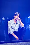 DAY6's Wonpil performs during his solo concert 'Unpiltered' on Sunday at Jamsil Indoor Gymnasium in Songpa District, southern Seoul. [JYP]