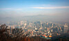 Yongsan District, central Seoul, is shrouded in fine dust on March 13. [NEWS1]