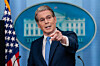 U.S. Treasury Secretary Scott Bessent speaks during a press briefing at the White House in Washington on May 28. [REUTERS/YONHAP]