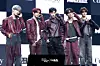 Boy band AND2BLE poses for photos during a showcase for the release of its first EP “Sequence 01: Curiosity” at Blue Square in central Seoul on May 26. [DANIELA GONZALEZ PEREZ]
