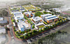 A bird-eye view rendered-image of Fulton Science Academy Atherton [JEJU FREE INTERNATIONAL CITY DEVELOPMENT CENTER]