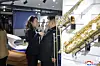 North Korean leader Kim Jong-un, right, and his daughter, Ju-ae, visit an instrument store preparing to open in the fourth-stage area of the Hwasong district in Pyongyang in this photo carried by the Korean Central News Agency on April 3. [YONHAP]