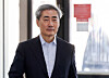 Bank of Korea Governor nominee Shin Hyun-song arrives at his office in Jung District, central Seoul, on April 13 to prepare for his upcoming hearing session. [NEWS1]