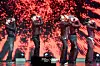 Boy band AND2BLE performs the lead track “Curious” during a showcase for the release of its first EP “Sequence 01: Curiosity” at Blue Square in central Seoul on May 26. [DANIELA GONZALEZ PEREZ]