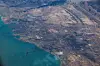 An aerial view of Port of Fujairah, United Arab Emirates, in the Strait of Hormuz, on Dec. 10, 2023. [REUTERS/YONHAP]