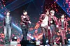 Boy band AND2BLE performs the lead track “Curious” during a showcase for the release of its first EP “Sequence 01: Curiosity” at Blue Square in central Seoul on May 26. [DANIELA GONZALEZ PEREZ]